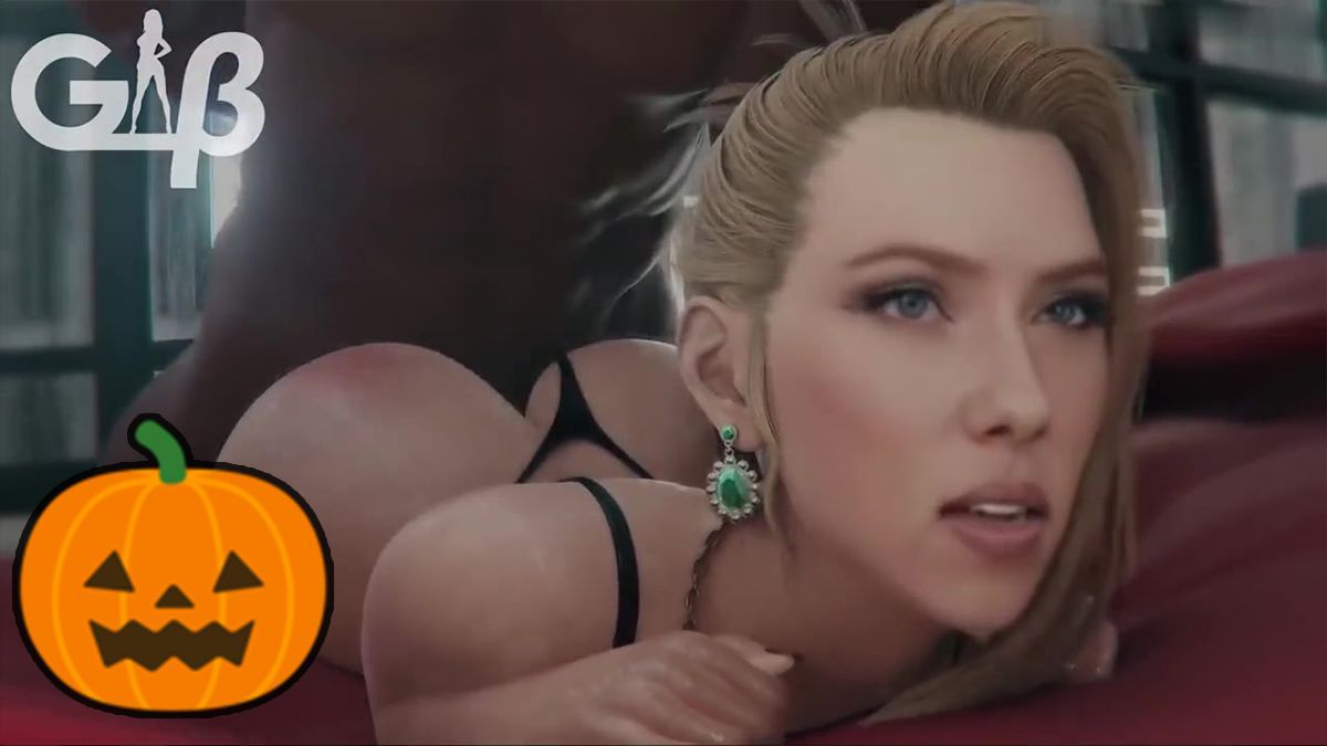 Ballbusting Scarlett Johansson Deepfake (Doggy Style Sex as Scarlet from FF VII) Caseiro