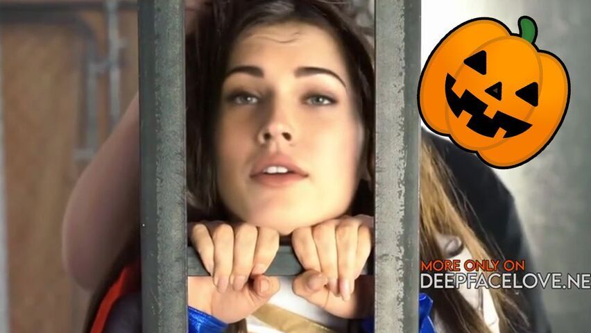 Blow Megan Fox Sex as a Superhero on Halloween Naked Sluts