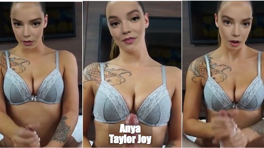Porndig Anya Taylor-Joy jerk you off Rubbing