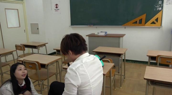 BooLoo Awesome Schoolgirl likes to be fucked in class and jizzed on ass Gay Oralsex