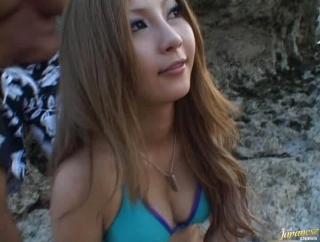 Sara Stone  Awesome Yurina Asian doll has some outdoor sex Horny Sluts - 1
