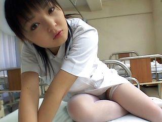 BrokenTeens Awesome Miku Hoshino is an Amazing Asian nurse...