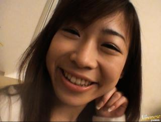 ChatRoulette Awesome Ami Hinata Sweet Asian schoolgirl sucks cock Flirt4free