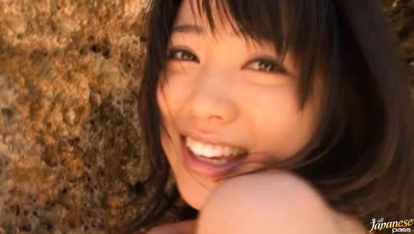 Awesome Haruka Itoh Amazing Japanese sweet babe has outdoor sex - 1