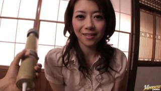 Nalgona Awesome Maki Houjo Japanese beauty is a lovely housewife Best Blowjob Ever