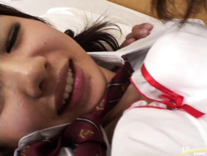 Awesome School babe Masaki China  with a hot creampie - 2