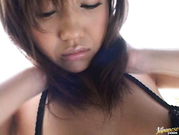 Long  Awesome Nana Konishi Asian model likes sex outdoors on the beach Job - 2