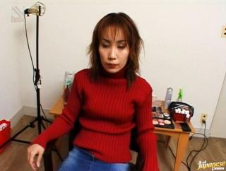 Ginger Awesome Yuki Yoshida's On Her Knees To Give A POV Blowjob Hot Wife