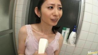 Flexible Awesome Wet clothes under the shower made Miku Hasegawa touch herself With