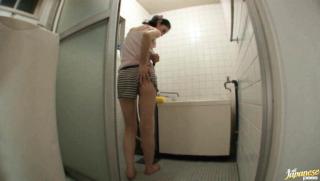 X Awesome Wet clothes under the shower made Miku Hasegawa touch herself Yes