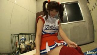Erotic Awesome Hot cheerleader Kokomi Naruse teen fuck! Sexual Threesome