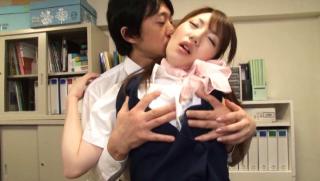 HDHentaiTube Awesome Office Fucking With Yui Hoshino Begging For It On Her Desk Awesome