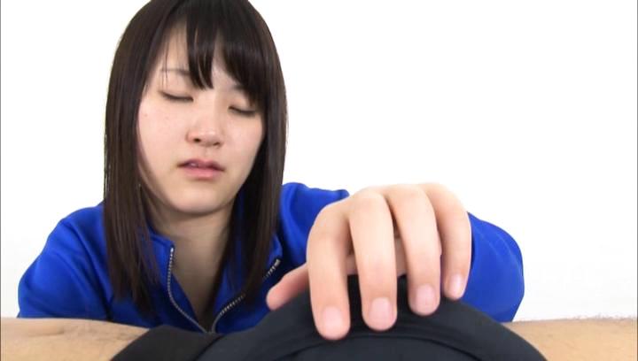 Awesome Tempting Asian teen Tsuna Nakamura gives amazing hand-job - 1