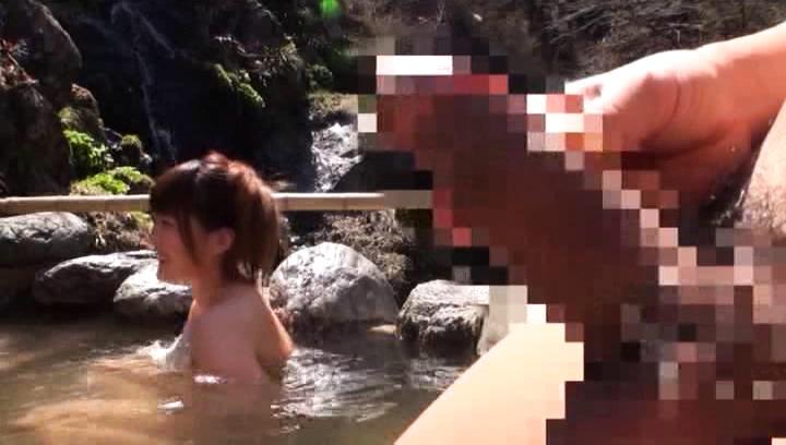 HottyStop Awesome Japanese AV Model is a hot milf with big tits in outdoor bath Flaca