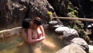 Masturbacion Awesome Japanese AV Model is a hot milf with big tits in outdoor bath Hot Women Fucking