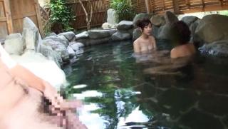 POV Awesome Japanese AV Model is an arousing milf in the outdoor baths Kendra Lust