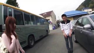 BBCSluts Awesome Arousing Asian teen Kokomi Naruse in outdoor car sex Huge