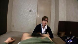Asia Awesome Japanese AV model is an office lady serving her client at home Crazy