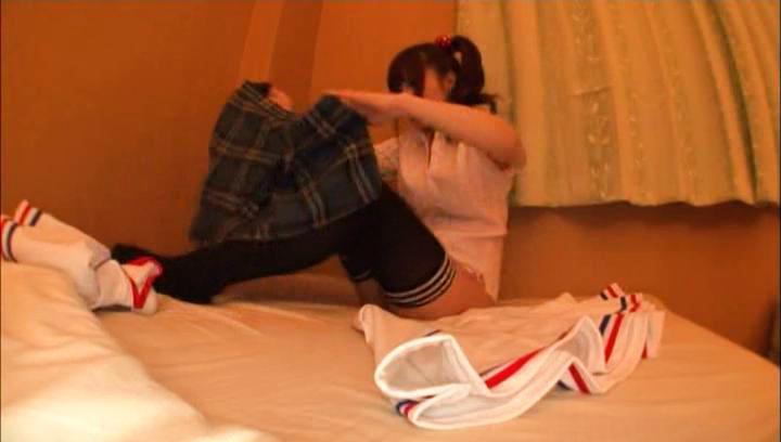 Alexis Texas  Awesome Japanese AV Model nice teen in black stockings goes solo CumSluts - 1
