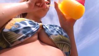 Buttplug Awesome Teen Japanese AV Model gets into a headfuck on the beach Stepbrother