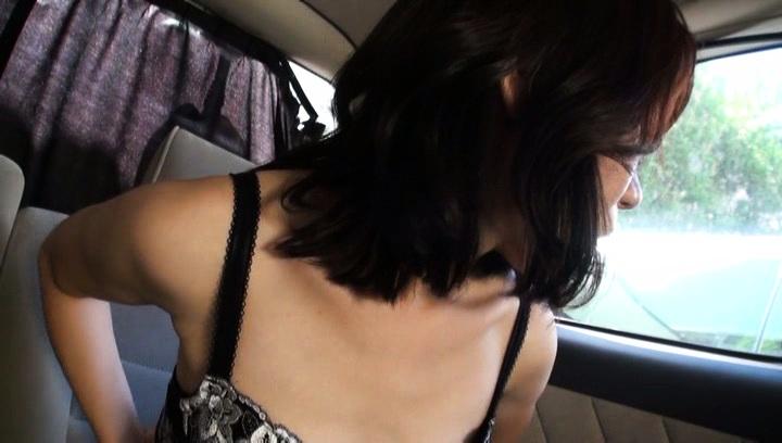 Awesome Naughty Japanese Milf Gives Handjob In The Car - 2