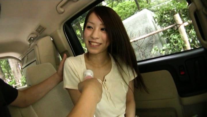 Awesome Naughty Asian milf gets hot pussy masturbation in the car - 2
