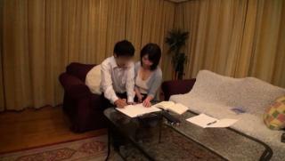 New Awesome Busty Asian model enjoys giving hand work and a...