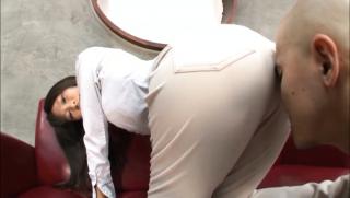 Amateur Awesome Kozue Hirayama hot Asian milf in office suit shows talents Pururin