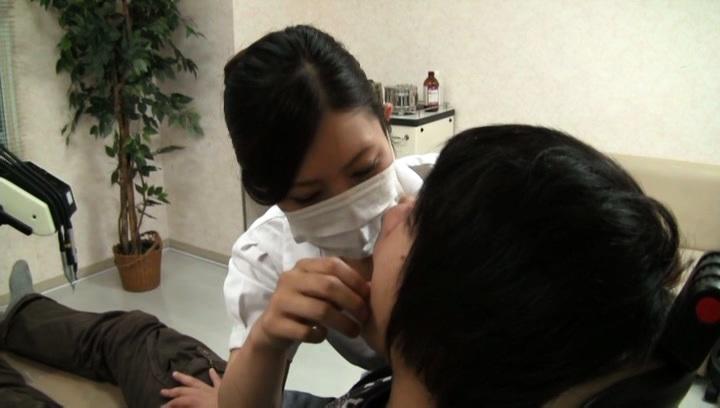 Awesome Lovely Asian dentist gets drilled by patient - 2