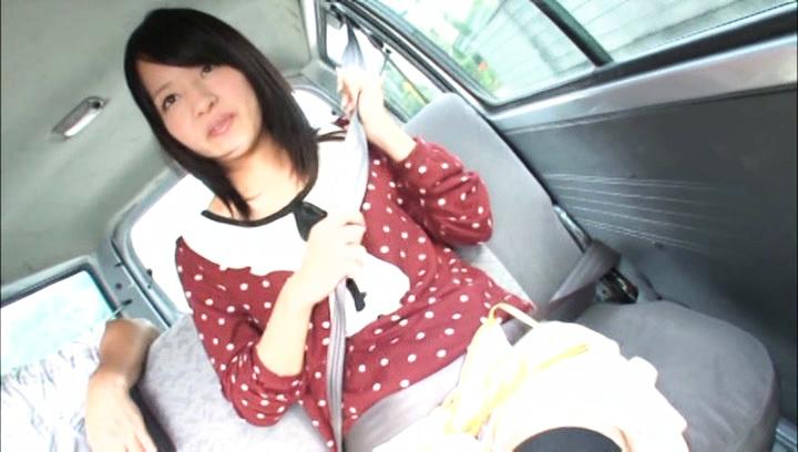 Awesome Mikako Abe pretty Asian teen enjoys car ride - 1
