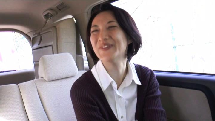 Awesome Horny asian mature enjoys hard sex in the car - 1