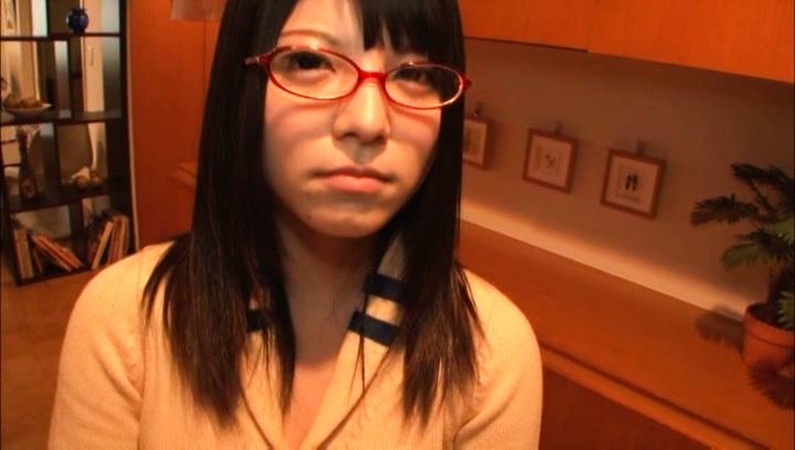 Awesome Ai Uehara amazing Asian teen in glasses squirts - 1