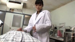 Assfingering Awesome Sexy Japanese woman doctor deepthroats her patient High Heels