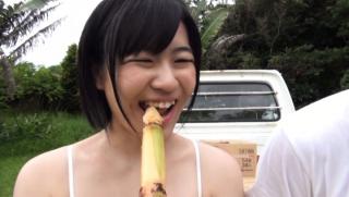 Music Awesome Amazing Asian teen Kazari Hanasaki fucks outdoors Fuck