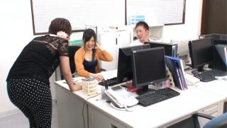 Pawg Awesome Yuuka Kojima enticing Asian office worker fucks on break Cfnm