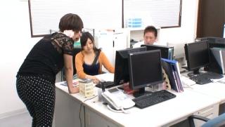 Gay Awesome Yuuka Kojima enticing Asian office worker fucks on break Sfm