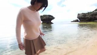 CamPlace Awesome Kazari Hanasaki nice Asian teen has sex on the beach Alt