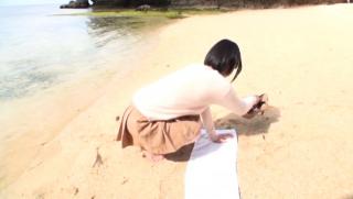 Gaping Awesome Kazari Hanasaki nice Asian teen has sex on the beach Amature