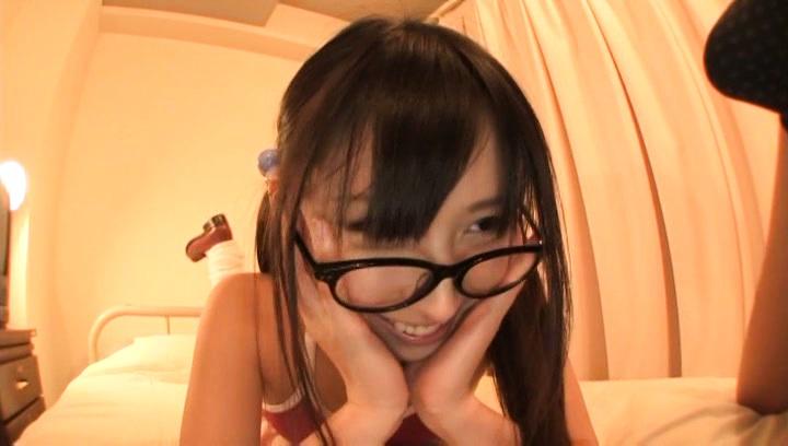 Tight  Awesome Arousing Amateur in glasses Yuuki Itano gives hot blowjob Buttfucking - 1