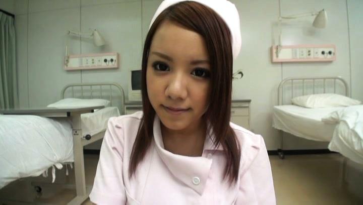 91Porn  Awesome Riona Kamijyou naughty Asian nurse gives a wild tit fucking Wank - 1