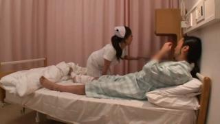 Straight Awesome Naughty Japanese AV model is a wild nurse on the floor ClipHunter