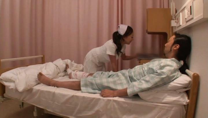 Awesome Naughty Japanese AV model is a wild nurse on the floor - 2
