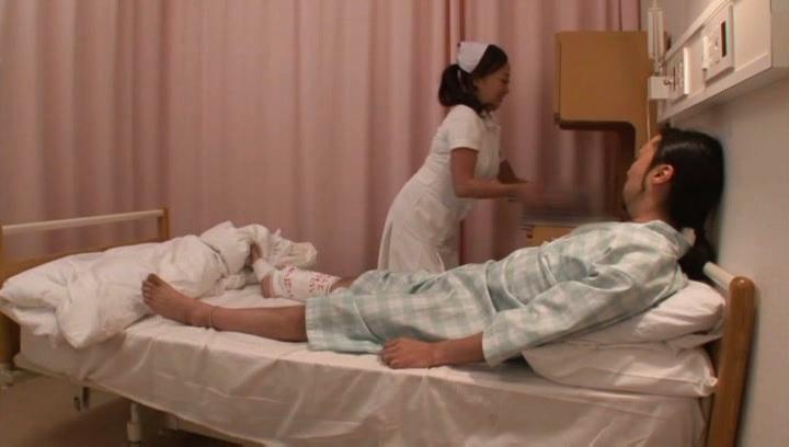 Awesome Naughty Japanese AV model is a wild nurse on the floor - 2