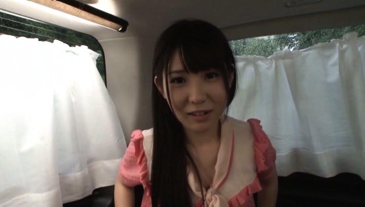 NSFW  Awesome Naughty Asian teen Kimika Ichijou fucks in the car Cumswallow - 1