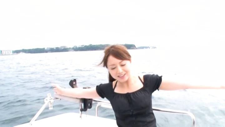 Housewife  Awesome Captivating Asian milf Akiho Yoshizawa enjoys outdoor POV blowjob Tiny Titties - 2