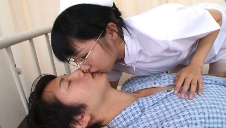 Awesome Towa Ichikawa sexy Asian nurse enjoys a hot position 69 - 1