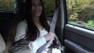 Freaky Awesome Arousing Asian milf enjoys sex in the car with her boyfriend Emo Gay