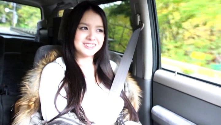 Awesome Arousing Asian milf enjoys sex in the car with her boyfriend - 1