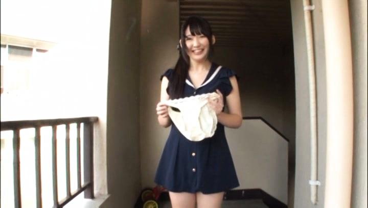 Hole Awesome Kurumi Tanigawa Asian teen with big tits exposes shaved pussy NudeMoon