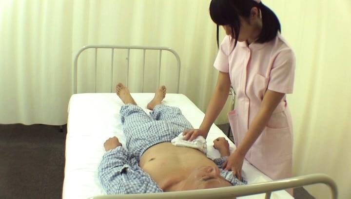 Awesome Pretty Asian nurse with small tits gets position 69 - 1